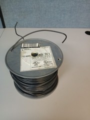 CME Wire 12 awg Black Stranded Copper Wire – E102470 – Approx. 400′