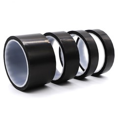 Black Kapton Polyimide Tape Heat Resistant Adhesive Insulation 3mm – 30mm Width