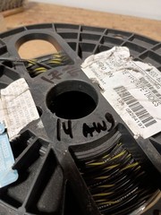 Black Yellow Stripe Contractor 816 FT Spool 14 GA Wire THWN THHN MTW AWM 600 V