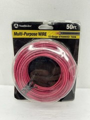 SOUTHWIRE MULTI-PURPOSE WIRE 50FT 50 FEET 14 GAUGE SOLID THHN RED