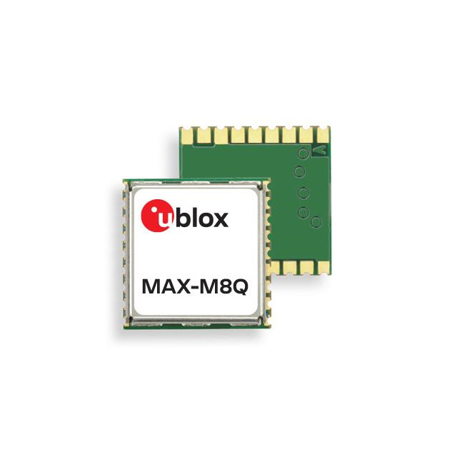 (1 PC) MAX-8Q-0 U-BLOX u-blox 8 GNSS LCC Module, TCXO, ROM