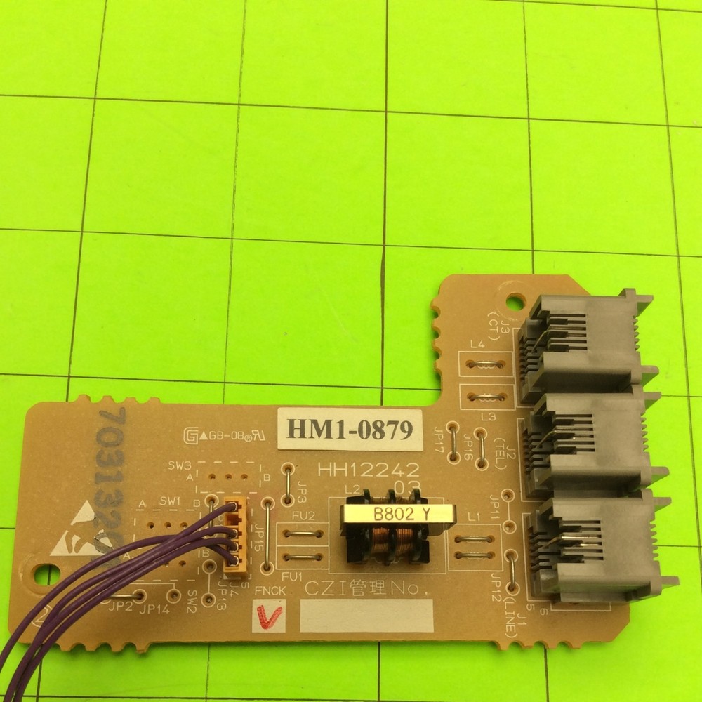 Canon H12250 Faxphone L80 Fax Machine Port Jack IO Board HM1-0879 HH12242