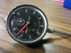 3pcs 0-1″ travel, 0.001″ graduation Dial Indicator black face #301B-451- NEW
