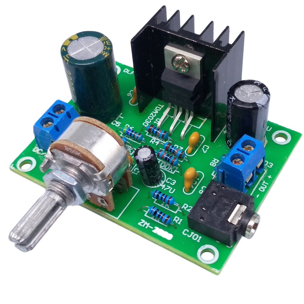 TDA2030A TDA2030 Mono 15W 12V AC/DC Audio Amplifier Board One-channel