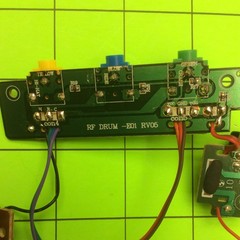 Wii Rockband 2 Drum Kit Ports Port Jack IO Board