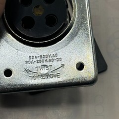 Russellstoll/Ameraca 8004 30A-250V,20A 600VAC EVER-LOK RECEPTALCE ⭐