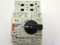 Sprecher+Schuh KTA3-100 Motor Circuit Breaker With KT 3-100-PF-02 Contact