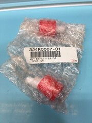 2 Semitool 324R0007-01 Adapter Valve 3/8in x 3/8in Flare TFE, 185370
