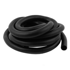 6.6 M 29 x 34.5 mm Plastic Corrugated Conduit Tube for Garden,Office Black