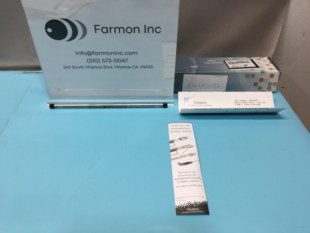 WATERS PSS839655 HPLC COLUMNS, REP B, 233460027, 182060