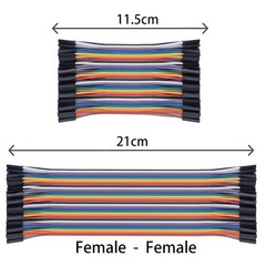 10cm+20cm 240pcs Breadboard Jumper Wires Cable Kit, Male to Female, Female to…
