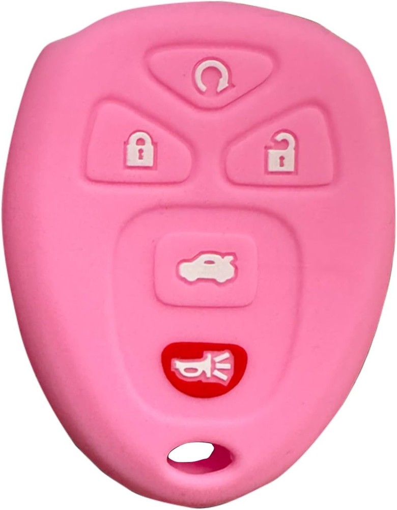 5-Button Key Fob Case for Traverse Malibu Impala Acadia Yukon XL G Model: Pink