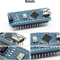2/4/6PCS Nano V3.0 Mini USB ATmega328P-AU CH340 5V Board USB For Arduino US
