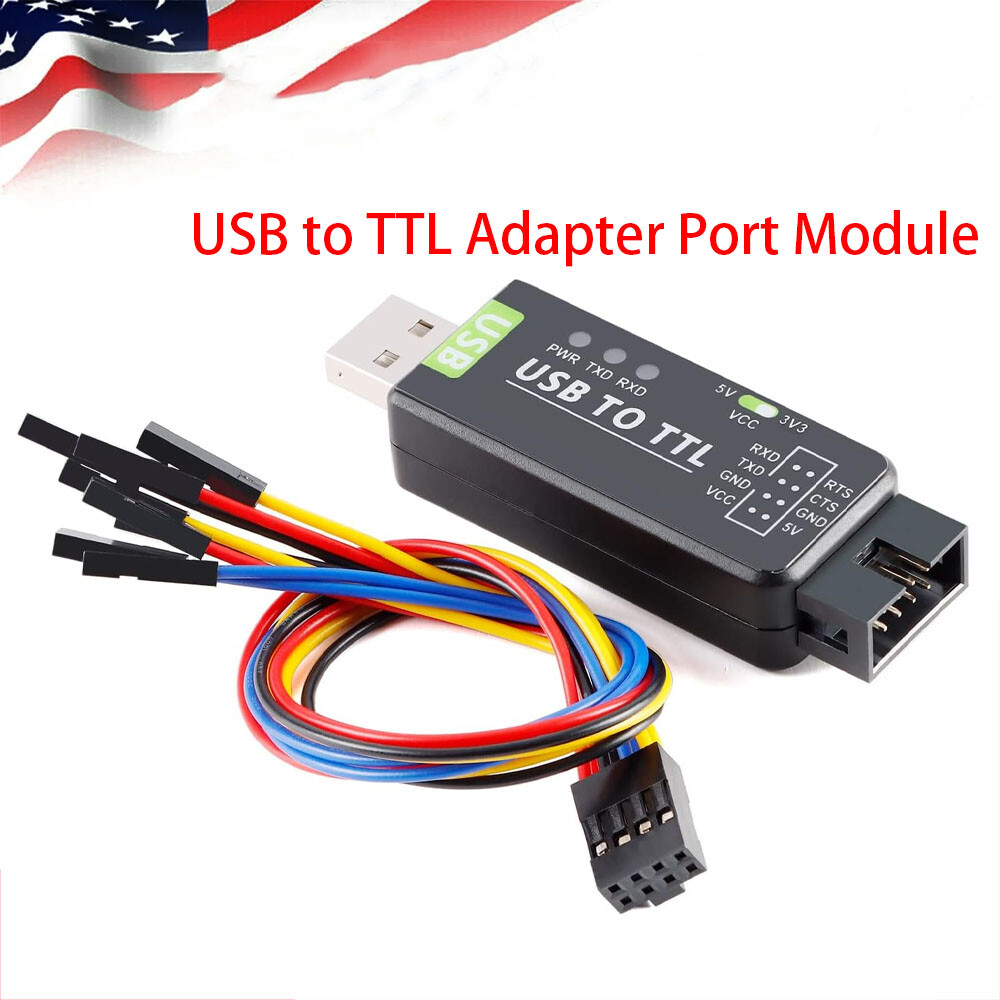 FT232RL Industrial USB to TTL Serial Communication Module Converter DC 5V 3.3V