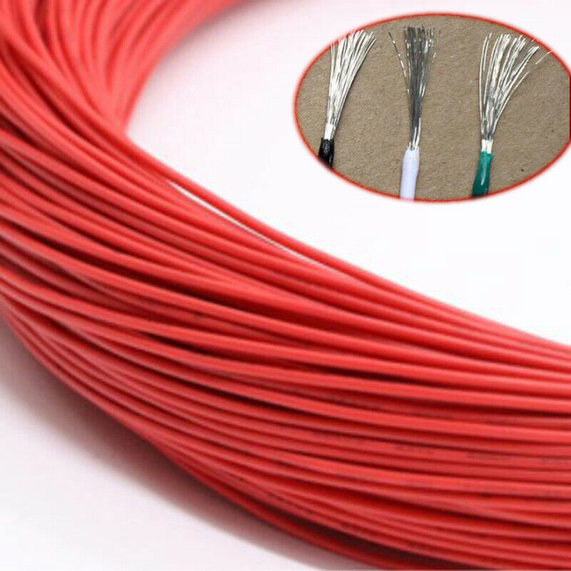 Red Equipment Wire DIY Electrical Wire Flexible Cable UL1015 8/10/12/14~24AWG