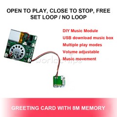 Greeting Card module DIY Musical Board Recordable Voice Music Sound Module