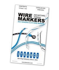 Premium Wire Marker Book Numbered 1-45 for Cable Management, Vinyl-Coated, Hi…
