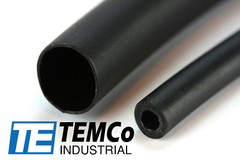 9 Lot TEMCo 3/8″ Marine Heat Shrink Tube 3:1 Adhesive Glue Lined 12″ long BLACK