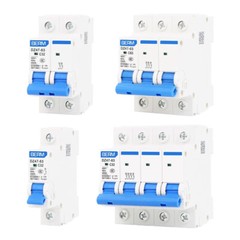 Circuit Breaker Air Switch DZ47-63 1/2/3/4-Poles 6 10 16 20 25 32 40 50 63 -125A