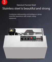MY-380F Steel Automatic Date Printer Solid Ink Roll Batch Coding Machine