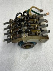 slip ring, industrial, 4 pole, 4” dia. rotor, 4-14 awg lugs