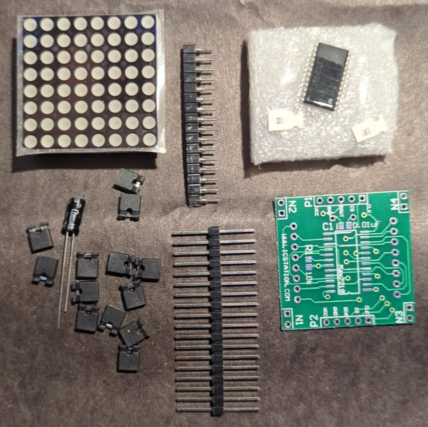 NEW 1PC 8×8 LED dot matrix MAX7219 display DIY kit MCU control module #YT 1088AS
