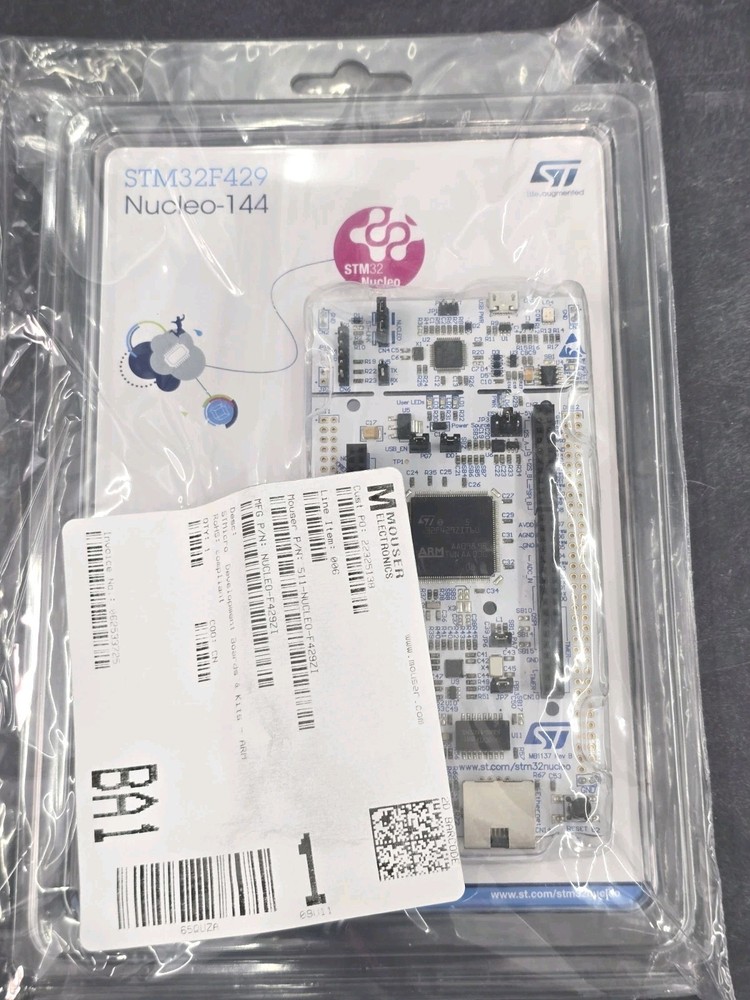 NUCLEO-F429ZI, STM32 Nucleo-144 development board Supports Arduino ST Zio