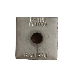 COOPER B-LINE B201SS6 QTY 100 SQUARE WASHER 3/8″ 316 STAINLESS STEEL