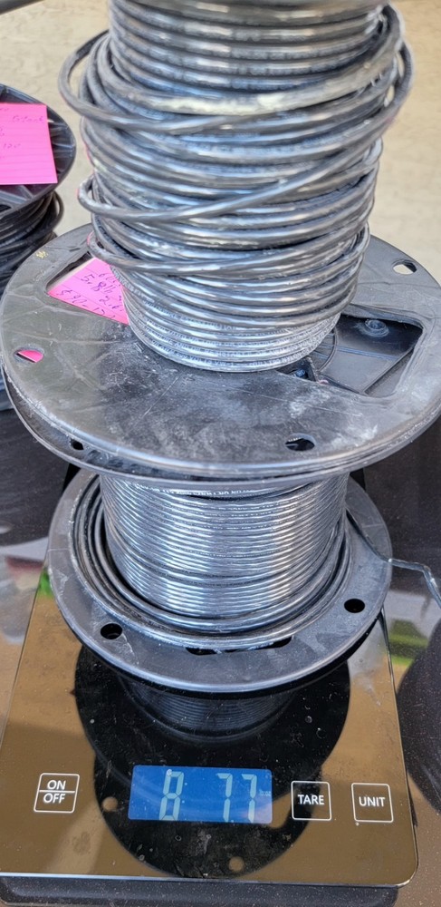 Southwire 12 AWG THHN Stranded – Approx 330′ – 8.4lbs – 2 Partial Rolls – Black