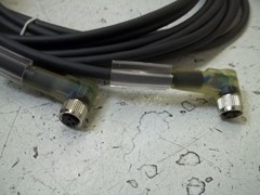 LOT OF 3 PHOENIX CONTACT SAC-3P-M12Y/2X3,0-PUR/M 8FR-2L CORDSETNSNP FACTORY BAG