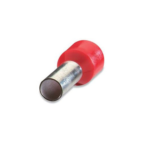 Thomas & Betts F2029, 18 AWG, Red, Copper, Terminal Block Ferrule , 1pc