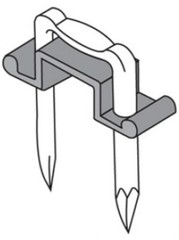 9/16″inch x 1″ Plastic INSULATED ELECTRIC CABLE STAPLES nm-b 14 12 10 Romex KING