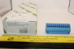 10 PIECE WAGO 812-104 BUSBAR TERMINAL BLOCK 4mm² (BLUE)