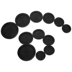 12Pcs Reusable Rubber Wire Grommets Cable Hole Cover for Desk Wall Wiring