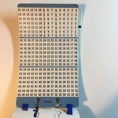 NOS Brady Electrical Wire Label Numbers PWM-PK-3 1-45