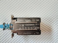RONG FENG SS-160 Switch Pushbutton Power Switch 10A 250V (NEW)