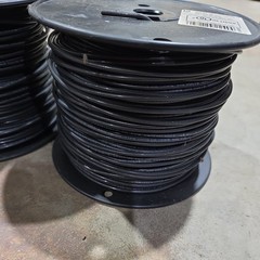 12 Gage Solid Copper Wire Black – 2 Rolls X 250′ (500 Feet Total)