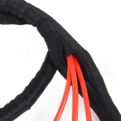 Braided Split Cable Wire Sleeve Self-WRAP Wire Harnessing Sheathing
