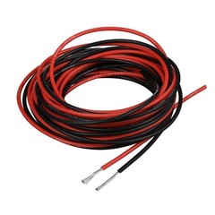 22 AWG Red and Black Silicone Wire Flexible Stranded 10ft Gauge Wire