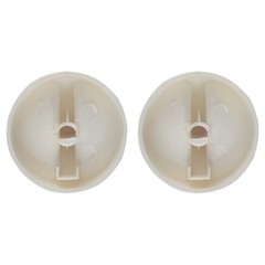 Microwave Oven D Hole Rotary Knob Timer Control Switch Clip Button Universal 2x