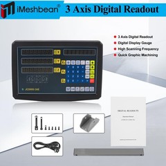 3Axis 14″ 18″ 38″ Linear Glass Scale Bridgeport CNC Mill Digital Readout DRO Kit