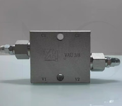 1PC NEW FIT FOR VAU 3/8 Tube Relief Valve Regulator Direct Acting Relief Valve