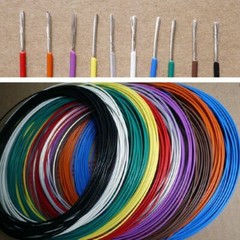 Multi-Strand PTFE Silver Plated Copper Wire Cable 14/16/18/19/20/22/24/26/30AWG