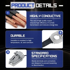 High Current Capacity Enhanced Insulation Automotive Battery Cable Wire 25936860