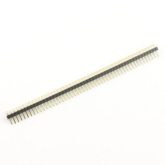 5Pcs Gold Plated 1.0mm Pitch 50 Pin Header Male Connector Single Right Angle