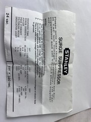 NEW Stanley 310.1984 Surge Protector Inline Module 120 VAC 10A Suppressor Sealed