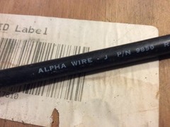 Alpha Wire TRIAXIAL 9850 RG 59/U Triaxial Cable 20 AWG 75 OHM / 25 FT