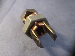 Thomas & Betts 40H 8 Sol Copper Hex Head Split Bolt Connectors – Lot of 3