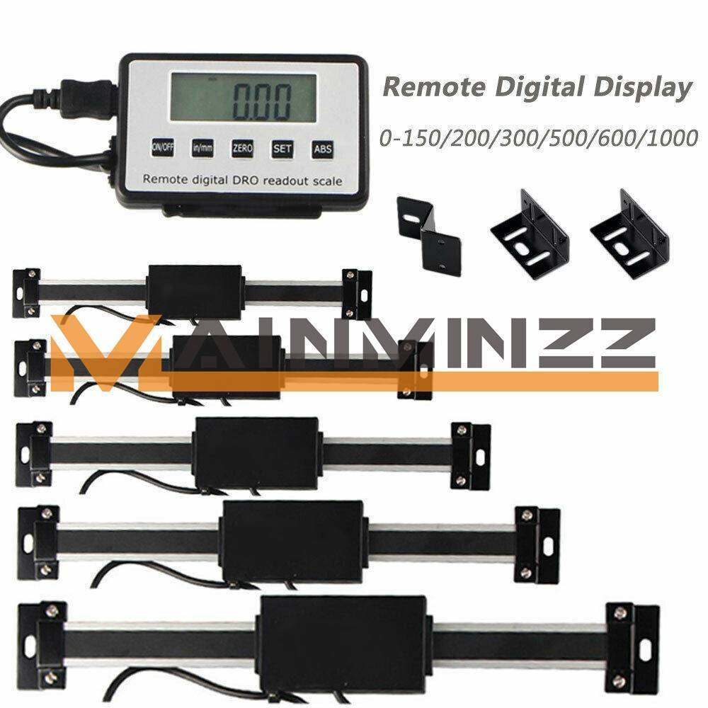DRO Digital Readout Linear Scale Magnet Remote LCD Display CNC Milling Lathe