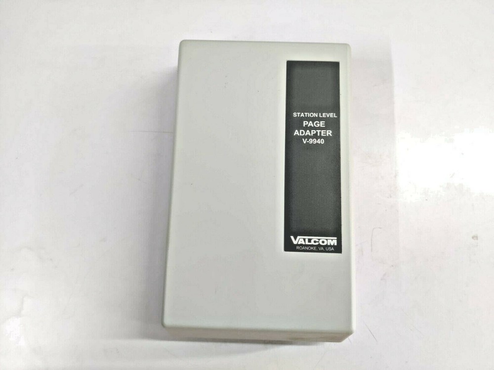 Valcom Page Control V-9940 Station Level Page Adapter (Centrex)